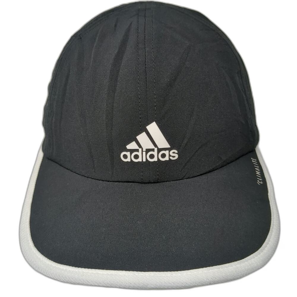 Adidas Baseball Cap Black One Size Strapback Mesh Performance Climalite Hat